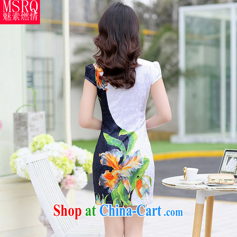 Quality of fuel, spring 2015 new Chinese Dress cheongsam dress bride's toast clothing embroidered skirt is the restaurant serving Chinese dresses wine red XXL, director of fuel (meisuranqing), shopping on the Internet