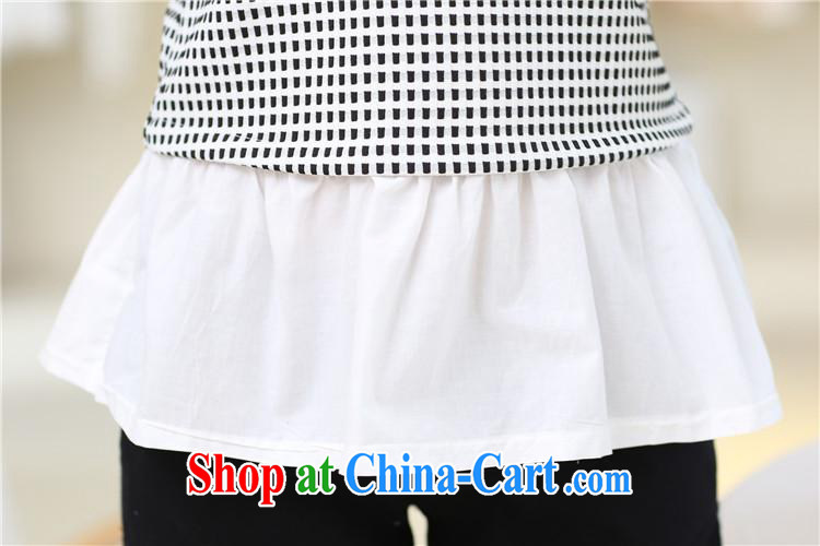 Ya-ting store 2015 spring new Korean female stitching round-collar long-sleeved shirt T solid white shirt L pictures, price, brand platters! Elections are good character, the national distribution, so why buy now enjoy more preferential! Health