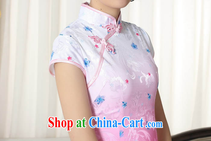 Ko Yo vines into colorful 2015 summer style and comfort Chinese cheongsam dress low the forklift truck retro short cheongsam Chinese graphics thin short cheongsam D 0279 0290 D XXL pictures, price, brand platters! Elections are good character, the national distribution, so why buy now enjoy more preferential! Health