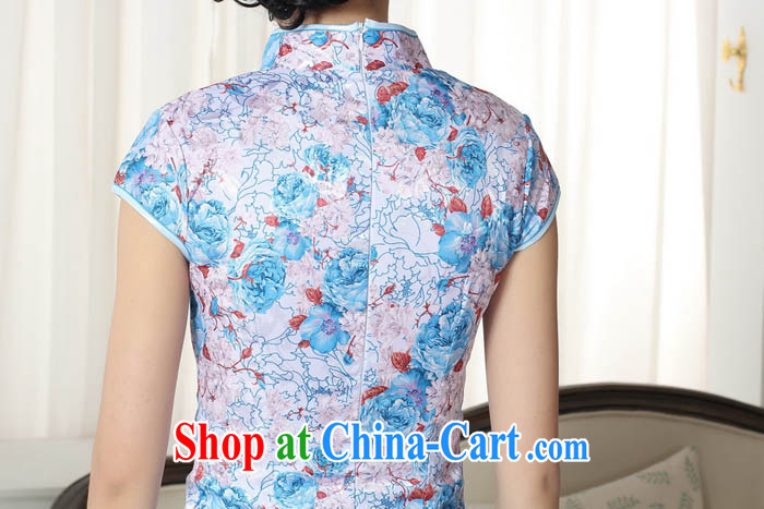 Ko Yo vines into colorful 2015 short cheongsam dress girl, stylish and elegant spring loaded, reload female short-sleeved new Chinese qipao gown D D 0289 0291 XXL pictures, price, brand platters! Elections are good character, the national distribution, so why buy now enjoy more preferential! Health
