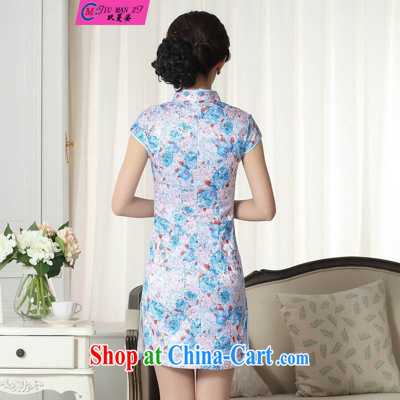 Ko Yo vines into colorful 2015 short cheongsam dress girl, stylish and elegant spring loaded, reload female short-sleeved new Chinese qipao gown D D 0289 0291 XXL, capital city sprawl, shopping on the Internet