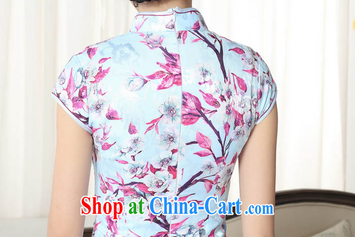 Ko Yo vines into colorful new summer dress short cheongsam dress short-sleeved replacing your gas Chinese qipao short-sleeved short dresses, casual D 057 0259 D XXL pictures, price, brand platters! Elections are good character, the national distribution, so why buy now enjoy more preferential! Health