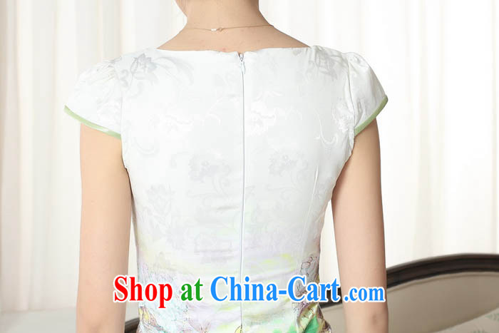 Capital city sprawl 2015 adapter soft Chinese qipao elegant and comfortable clothes, summer improved graphics thin short cheongsam D 0304 0304 D XXL pictures, price, brand platters! Elections are good character, the national distribution, so why buy now enjoy more preferential! Health