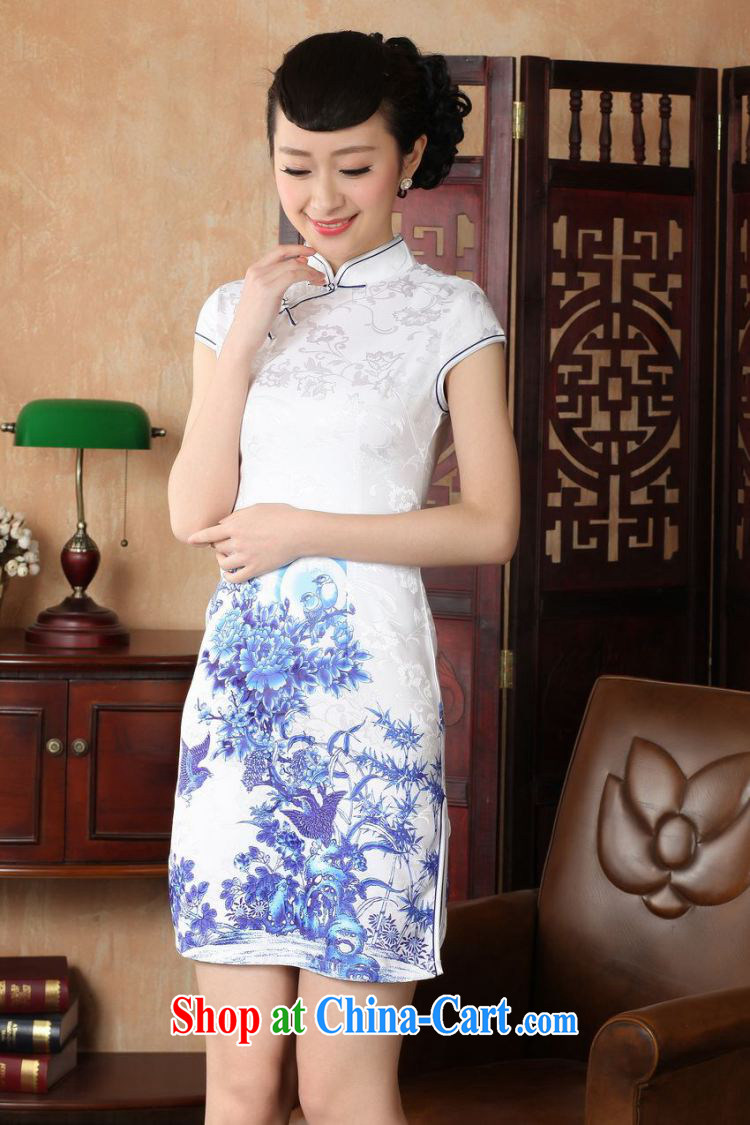 Property is still property, Ms. Tang cheongsam dress with dress improved national wind antique stamp cheongsam dress dress D 0228 - A 2 XL pictures, price, brand platters! Elections are good character, the national distribution, so why buy now enjoy more preferential! Health
