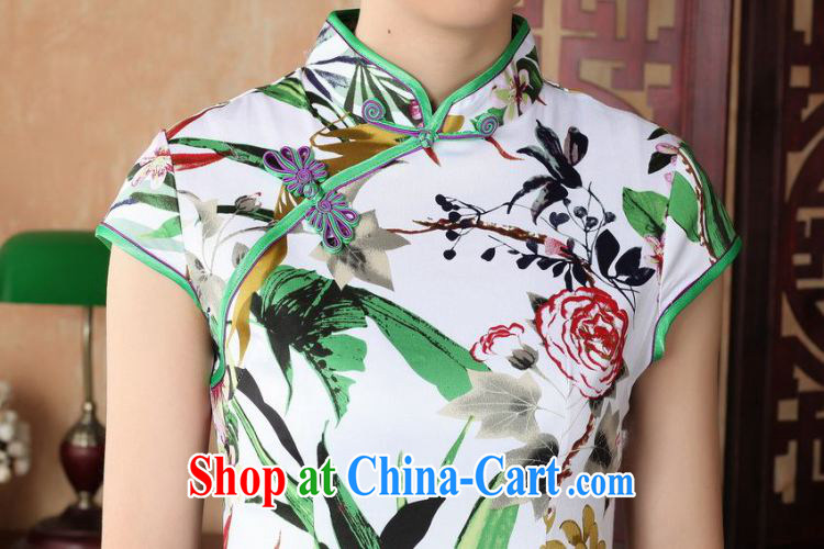 Floor is still building new summer Ms., elegance, short Chinese qipao new Chinese improved cheongsam dress D 0221 - A 2 XL pictures, price, brand platters! Elections are good character, the national distribution, so why buy now enjoy more preferential! Health