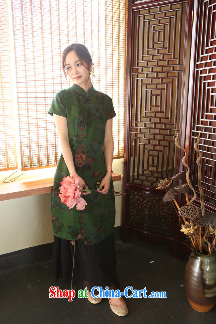 Asked about Ramadan and the Hyatt heart health female new summer, the improved cheongsam fragrant cloud yarn short-sleeved Chinese qipao 1907 photo color manual customization, pictures, price, brand platters! Elections are good character, the national distribution, so why buy now enjoy more preferential! Health