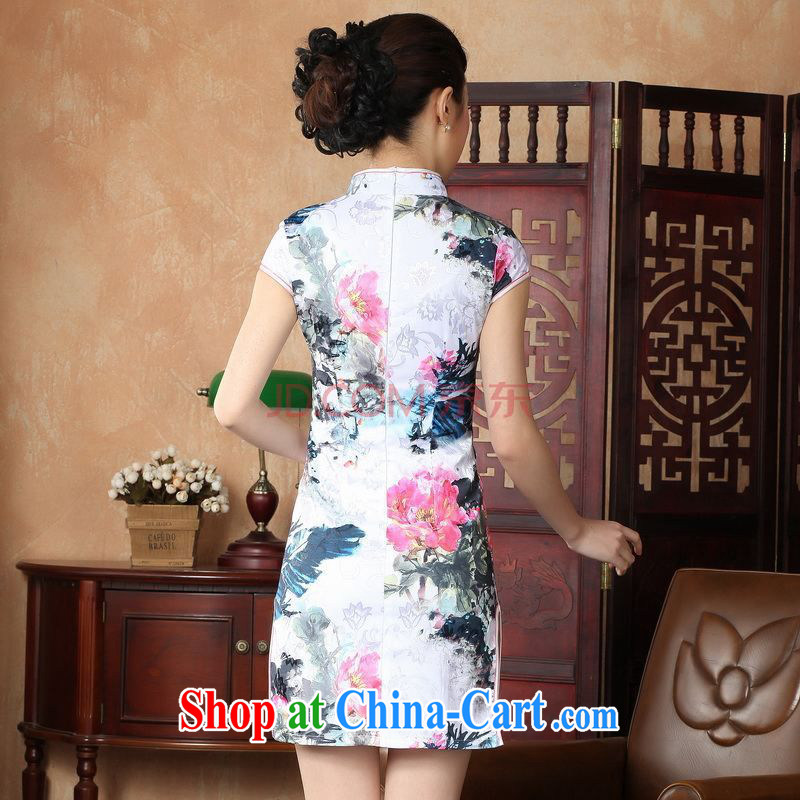 Nigeria, the dress Chinese cheongsam beauty enhancement stamp Chinese qipao gown picture color XXL, Nigeria, and, shopping on the Internet