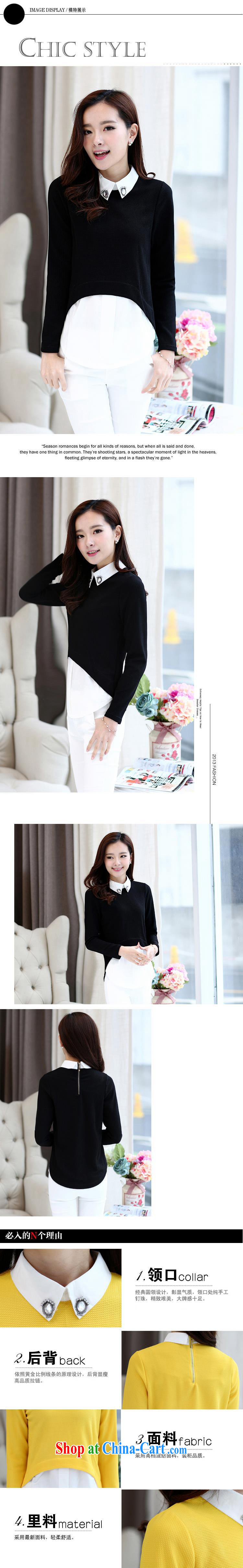 Spring 2015 new Korean knitting kits and solid T-shirt Girl Doll for thin long-sleeved, large, female blue M pictures, price, brand platters! Elections are good character, the national distribution, so why buy now enjoy more preferential! Health