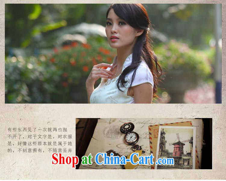 2015 popular out-of-office serving women with exquisite craftsmanship Ethnic Wind improved daily cheongsam dress high-end-Indigo color XL pictures, price, brand platters! Elections are good character, the national distribution, so why buy now enjoy more preferential! Health