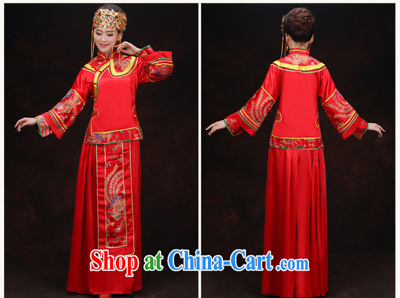 Mu Yao 2015 new show reel Kit 2 piece set long, long-sleeved toast Service Bridal before summer Grand Prix lightweight and comfortable pregnant women the Code Red Dragon Chinese use simple-soo and suitable for summer XL chest of more than 102 for pictures, price, brand platters! Elections are good character, the national distribution, so why buy now enjoy more preferential! Health