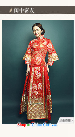 Mu Yao 2015 new show reel Kit 2 piece set long, long-sleeved clothing toast bride hi service Phoenix summer dresses and go out the door Chinese wedding costumes red red XL chest of more than 102 for pictures, price, brand platters! Elections are good character, the national distribution, so why buy now enjoy more preferential! Health