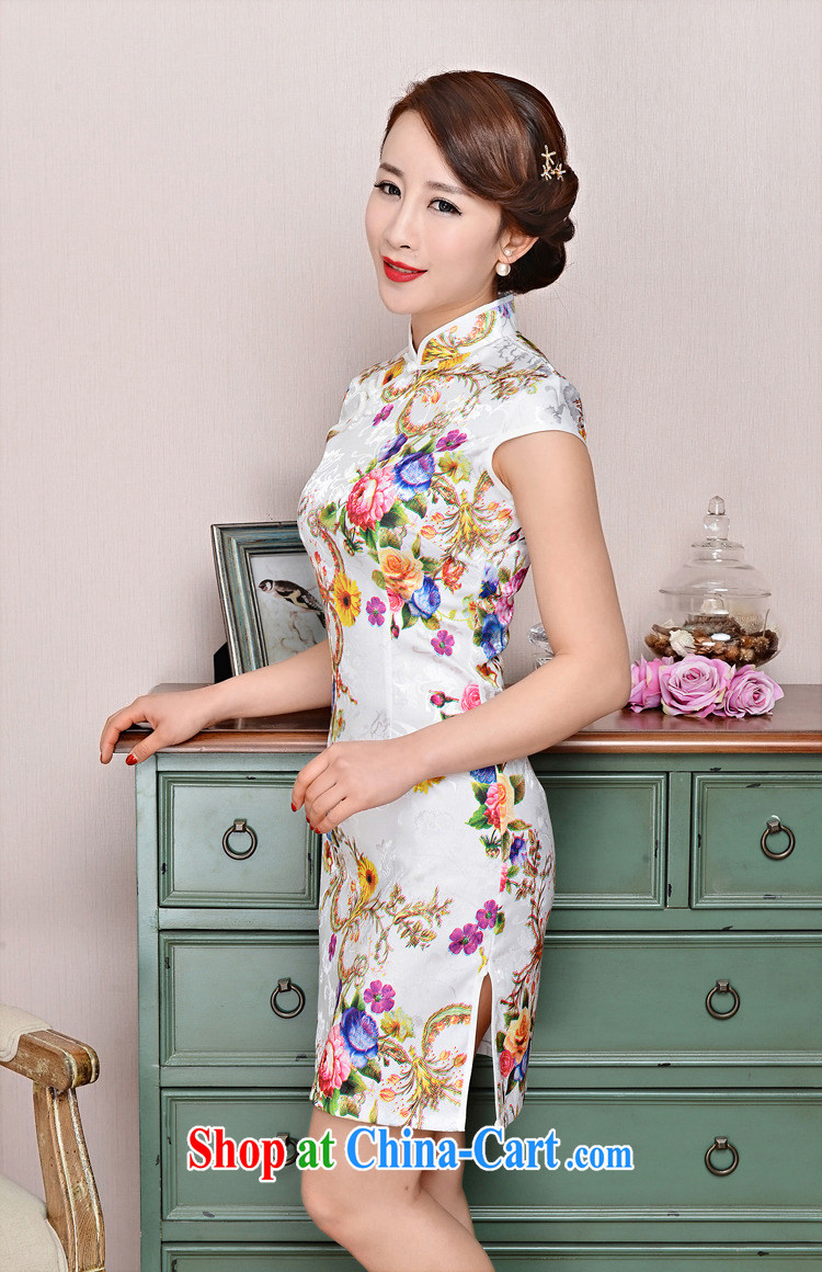 Air Shu Diane 2015 new suit Daily High jacquard cotton robes spring and summer retro fashion beauty dresses dresses women 1580 black collar, crane figure XXL pictures, price, brand platters! Elections are good character, the national distribution, so why buy now enjoy more preferential! Health