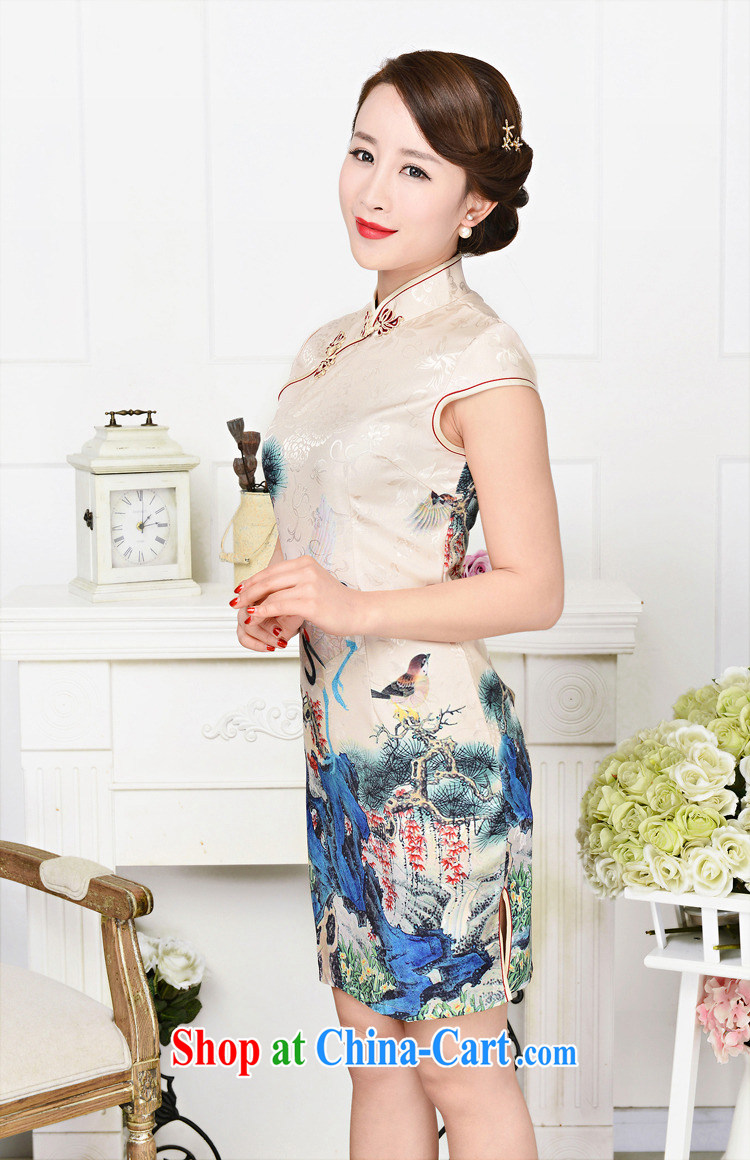 Air Shu Diane 2015 summer New Women Fashion dresses jacquard silk cotton dresses short dresses style low-power requirements 1587 outfit, the red plum figure XXL pictures, price, brand platters! Elections are good character, the national distribution, so why buy now enjoy more preferential! Health
