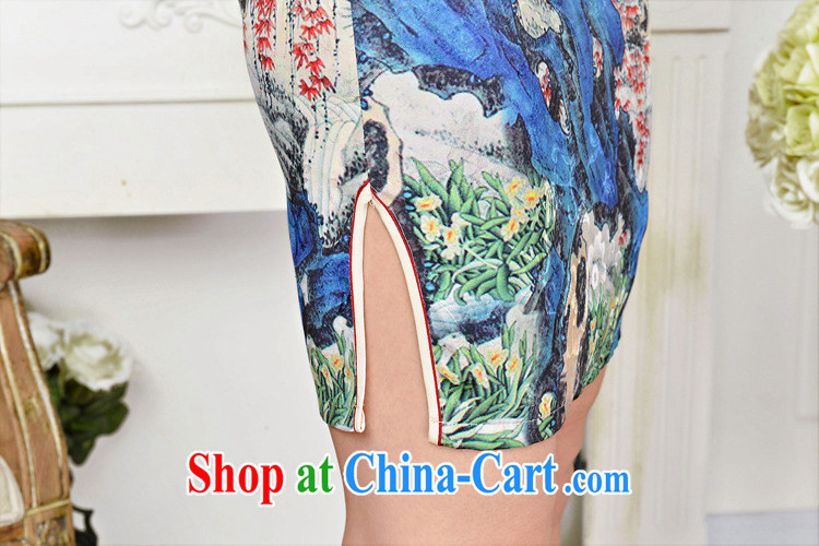 2015 summer New Women Fashion dresses jacquard silk cotton dresses short dresses style low-power requirements 1587 outfit, the red plum figure XXL pictures, price, brand platters! Elections are good character, the national distribution, so why buy now enjoy more preferential! Health