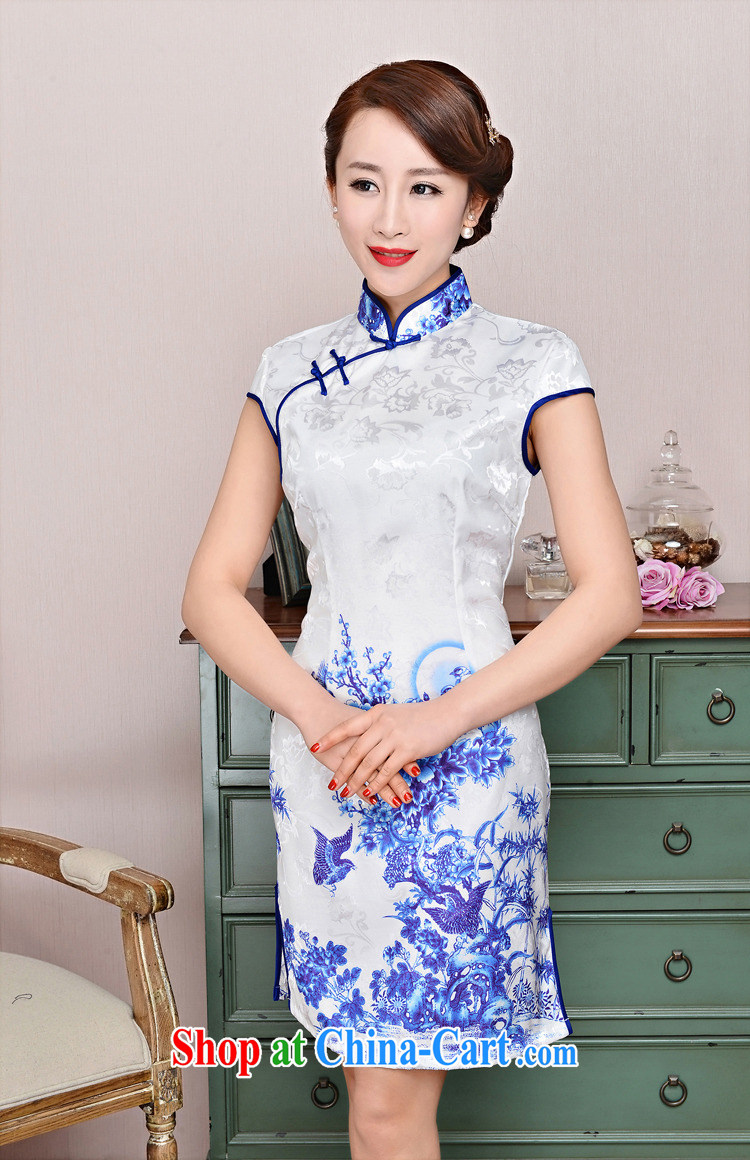 2015 new suit Daily High jacquard cotton robes spring and summer retro fashion beauty dresses dresses women 1580 Peony yellow sunflower flower XXL pictures, price, brand platters! Elections are good character, the national distribution, so why buy now enjoy more preferential! Health