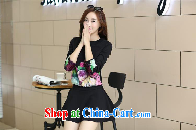 2015 spring new Korean fashion beauty graphics thin stamp dress two-piece white XL pictures, price, brand platters! Elections are good character, the national distribution, so why buy now enjoy more preferential! Health