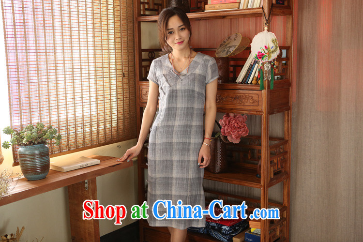 Asked about Ramadan and the Hyatt heart health female summer new tartan fabric shading qipao Chinese-tie arts cheongsam 1917 water blue manual customization, pictures, price, brand platters! Elections are good character, the national distribution, so why buy now enjoy more preferential! Health