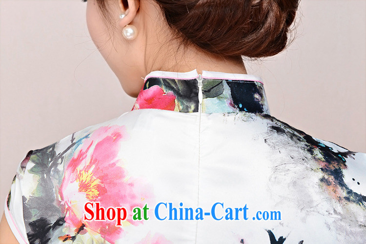 Arrogant season 2015 new summer retro improved cultivation video thin daily short stylish cheongsam dress female beauty pipa fancy XXL pictures, price, brand platters! Elections are good character, the national distribution, so why buy now enjoy more preferential! Health