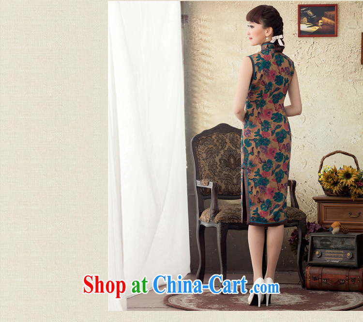 once and for all and proverbial hero, Joseph long, silk cheongsam dress stamp duty improved 2015 new spring and summer retro cheongsam dress suit L pictures, price, brand platters! Elections are good character, the national distribution, so why buy now enjoy more preferential! Health