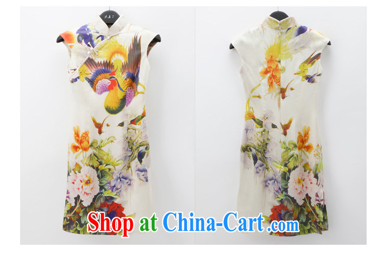Wood is really the Bong-through Peony improved antique cheongsam dress 2015 new summer Silk Cheongsam dress girl 11,472 03 m bottom Phoenix XXL pictures, price, brand platters! Elections are good character, the national distribution, so why buy now enjoy more preferential! Health