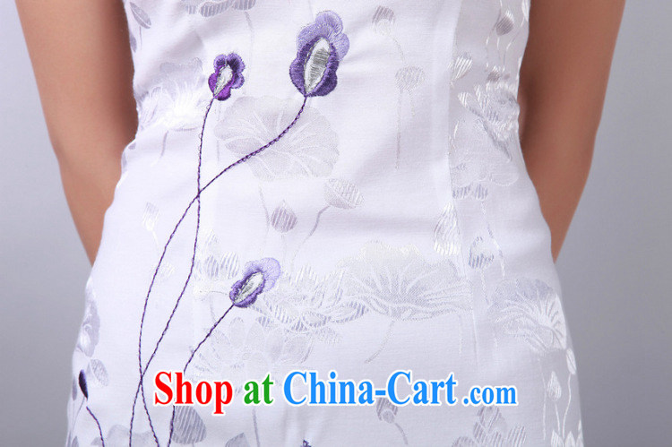 spend the summer dresses Chinese New female Chinese improved version, for pure cotton embroidered short dresses daily dress as color 2XL pictures, price, brand platters! Elections are good character, the national distribution, so why buy now enjoy more preferential! Health