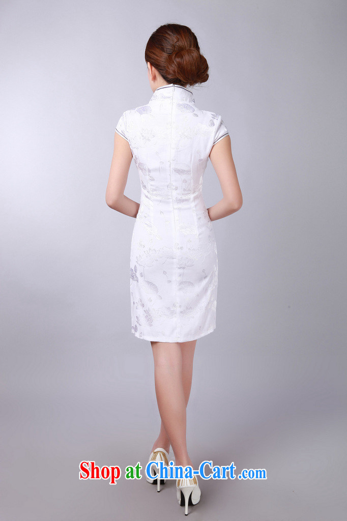 Dan smoke summer dresses Chinese New female Chinese improved version, for pure cotton embroidered short dresses daily dress such as the color 2 XL pictures, price, brand platters! Elections are good character, the national distribution, so why buy now enjoy more preferential! Health