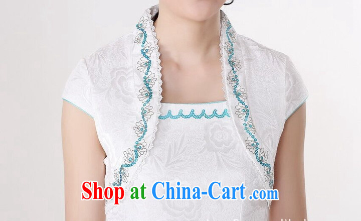 Bin Laden smoke Chinese qipao summer wear new clothes Chinese clothing improved version, for jacquard cotton mini-short dresses such as the color 2 XL pictures, price, brand platters! Elections are good character, the national distribution, so why buy now enjoy more preferential! Health