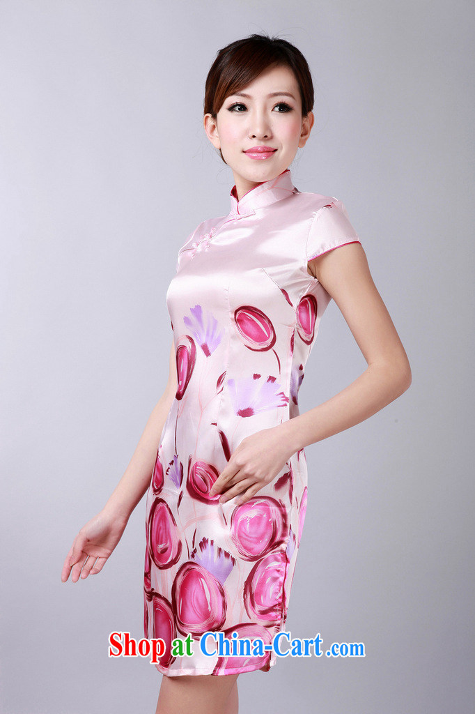 spend the summer with new female Chinese qipao Chinese improved version, for a tight damask stamp retro short dresses such as the color 2 XL pictures, price, brand platters! Elections are good character, the national distribution, so why buy now enjoy more preferential! Health