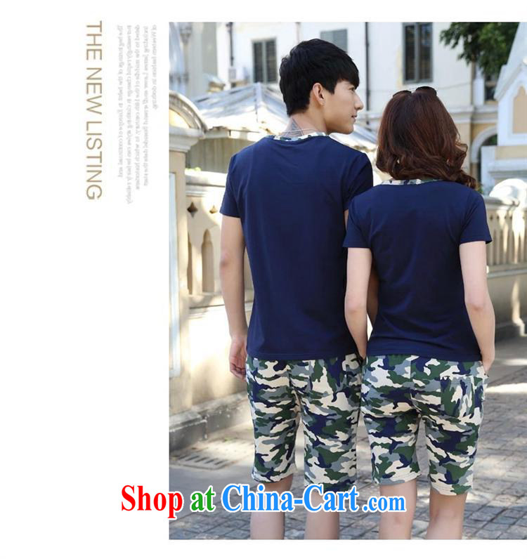 Ya-ting store couples with 2015 new beach Korean Beauty graphics thin short-sleeve shirt T summer shorts students serving in Royal Blue male L pictures, price, brand platters! Elections are good character, the national distribution, so why buy now enjoy more preferential! Health