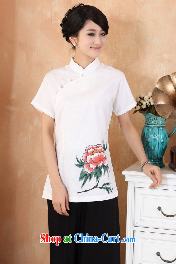 Take the hand painted dresses T-shirt summer new units the maximum code Chinese women, improved service, Ms. Tang - 2 white 4XL pictures, price, brand platters! Elections are good character, the national distribution, so why buy now enjoy more preferential! Health