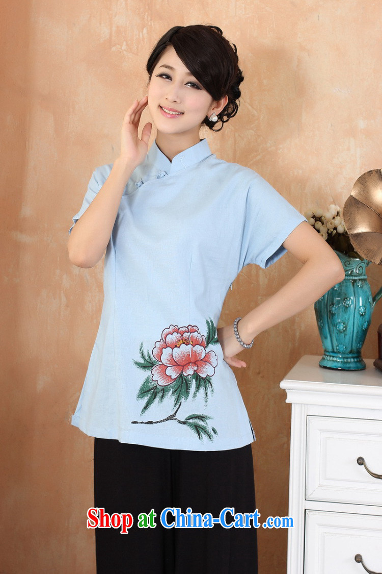 Dan smoke hand-painted dresses T-shirt summer new cotton the larger Chinese women, improved service, Ms. Tang - 3 purple 4 XL pictures, price, brand platters! Elections are good character, the national distribution, so why buy now enjoy more preferential! Health