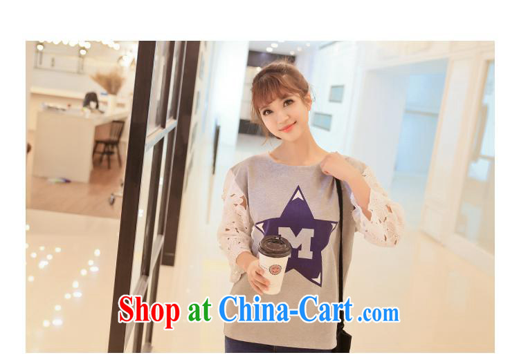 Black butterfly 2015 spring and summer new female Korean Version Stamp lace cuff in T-shirt girls T-shirt white XL pictures, price, brand platters! Elections are good character, the national distribution, so why buy now enjoy more preferential! Health