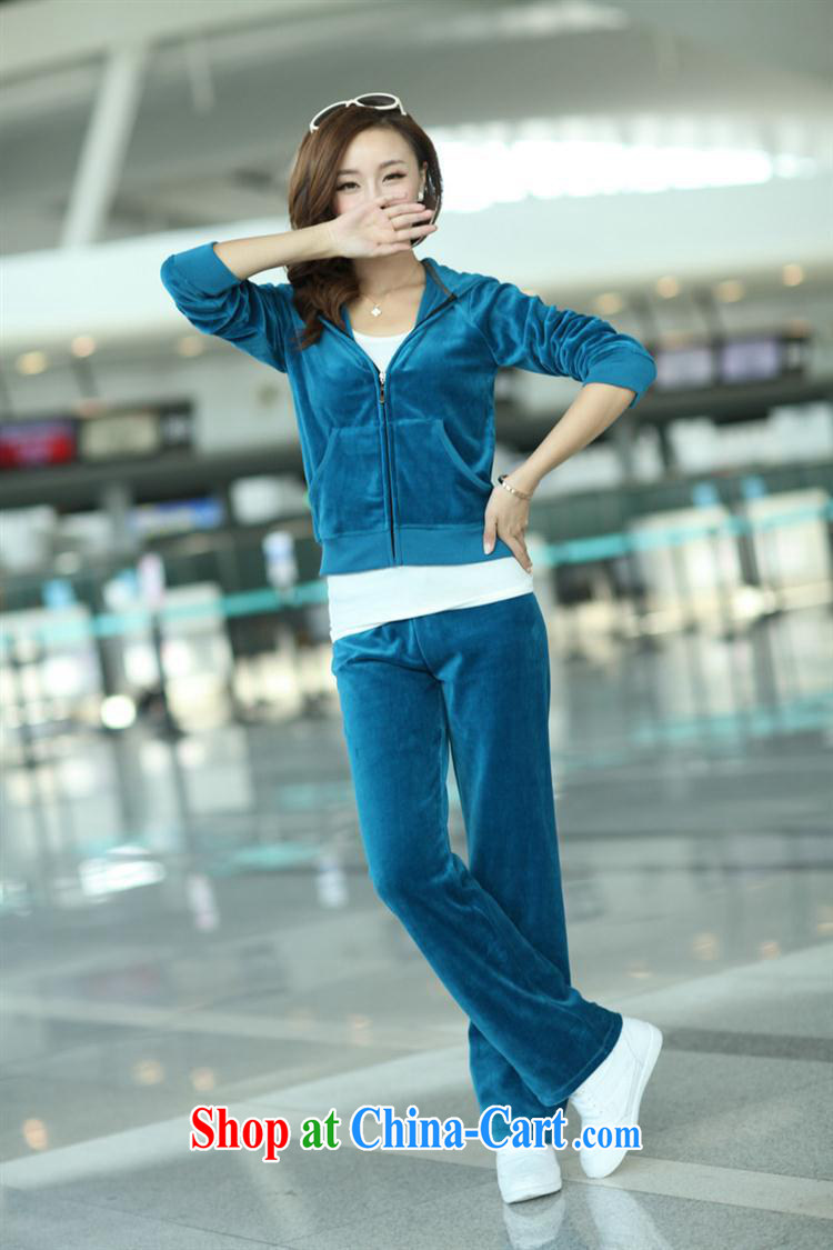Velvet Sport Kit spring Leisure package girls won gold velour large code sweater Kit pictures, price, brand platters! Elections are good character, the national distribution, so why buy now enjoy more preferential! Health