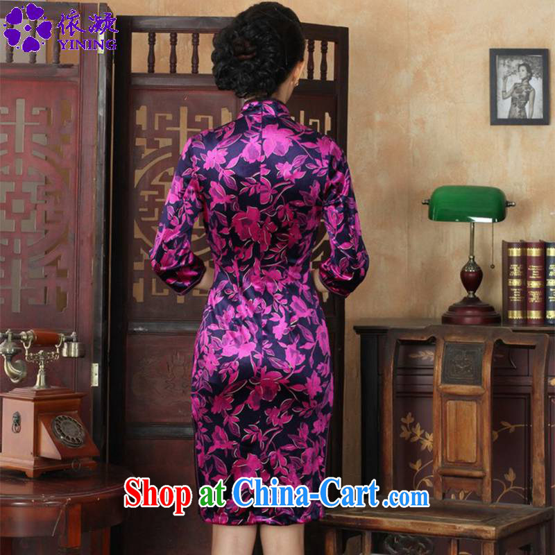 According to fuser new women with improved Chinese qipao Ethnic Wind up for the wool beauty 7 cuff cheongsam dress LGD/TD 0027 # of saffron 3 XL, according to gel, and, shopping on the Internet