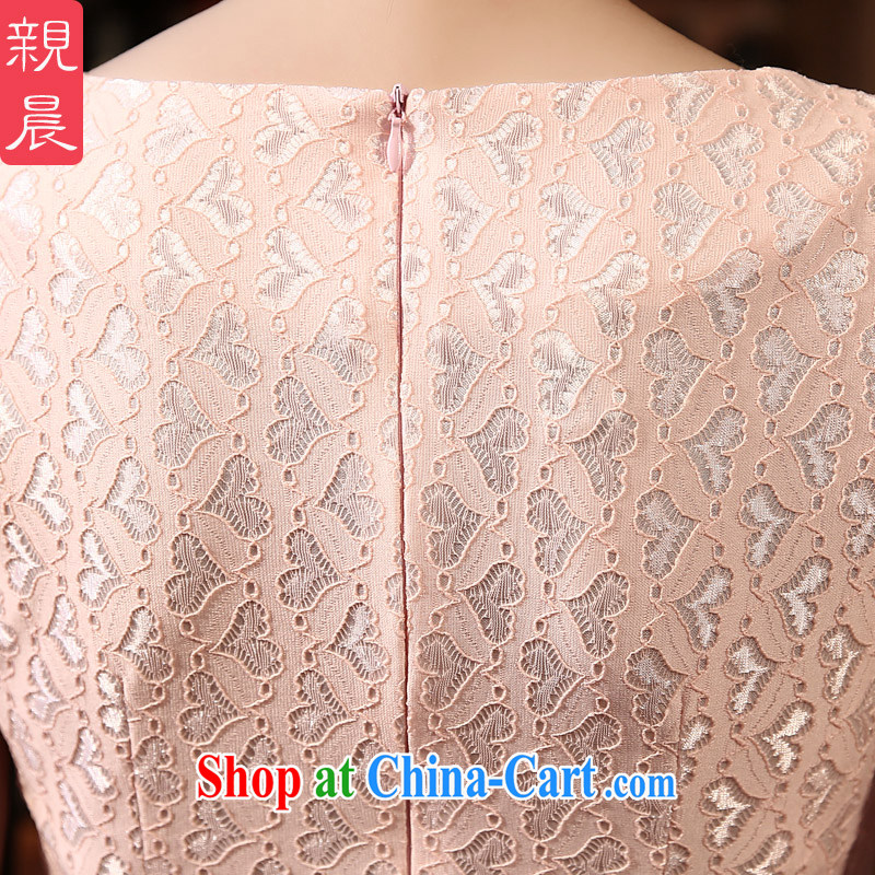 pro-am 2015 new cheongsam dress spring and summer with daily short, short-sleeved lace cheongsam dress improved stylish short 2 XL, pro-am, shopping on the Internet