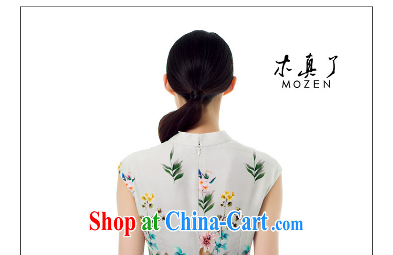 Wood is a qipao 2015 new summer China wind improved cheongsam dress stamp dresses snow woven dresses 42,880 07 light gray XXL (B) pictures, price, brand platters! Elections are good character, the national distribution, so why buy now enjoy more preferential! Health
