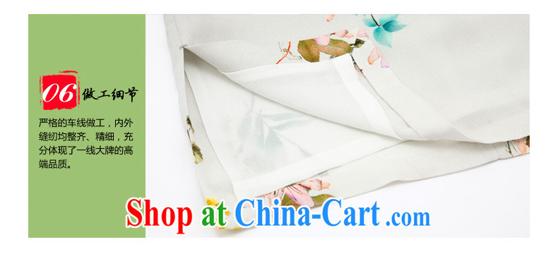 Wood is a qipao 2015 new summer China wind improved cheongsam dress stamp dresses snow woven dresses 42,880 07 light gray XXL (B) pictures, price, brand platters! Elections are good character, the national distribution, so why buy now enjoy more preferential! Health
