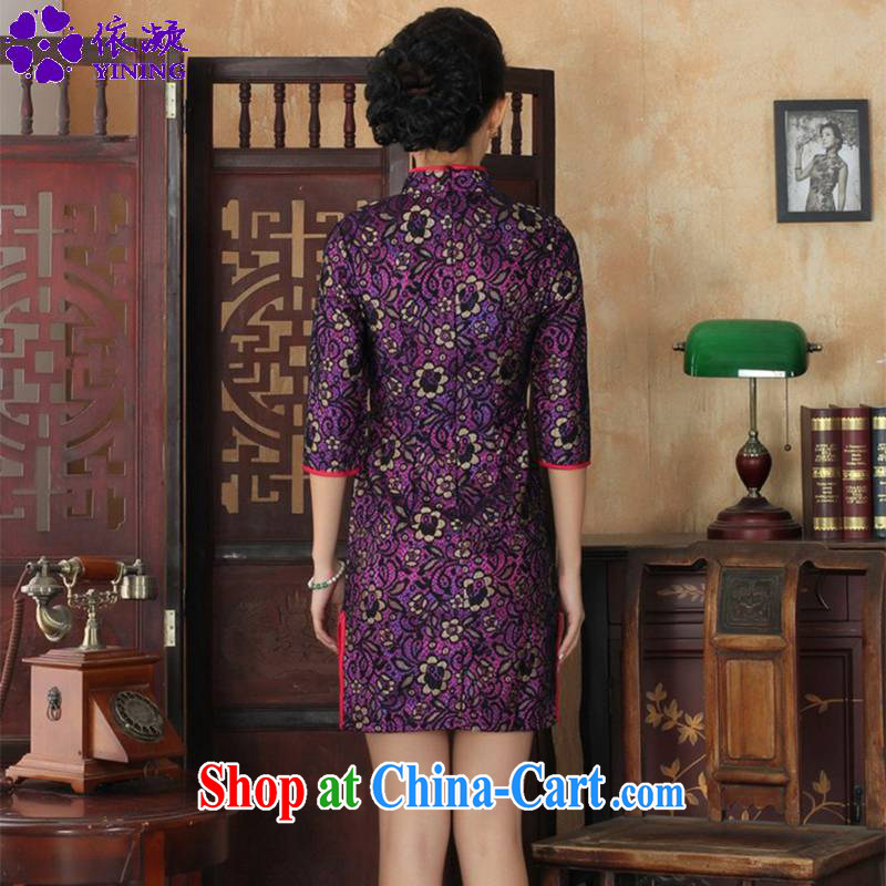 According to fuser stylish new clothes improved Chinese qipao retro lace-cultivating cheongsam dress cuff in Chinese cheongsam dress LGD/TD #0017 figure 2 XL, fuser, and shopping on the Internet