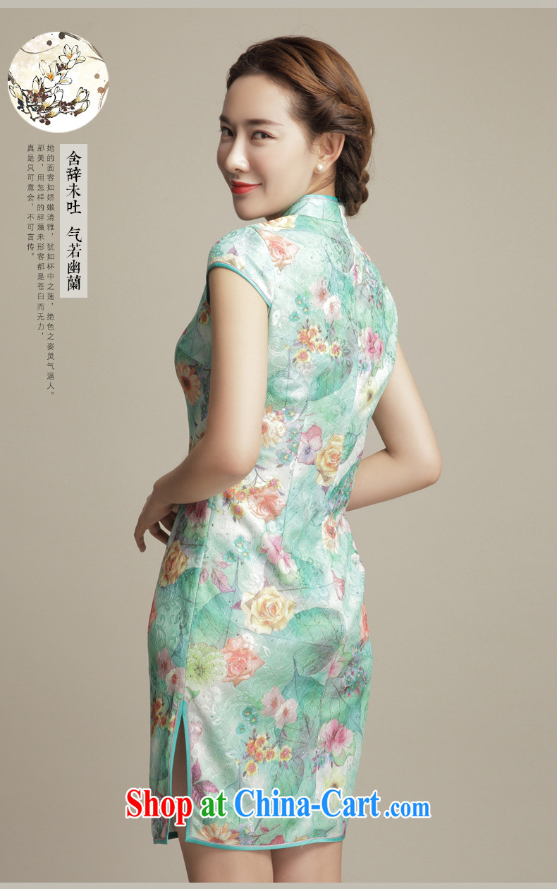 Bong-amphibious Ori-cycle beauty floral displays improved cheongsam summer 2015 new stylish lace cheongsam dress DQ 1597 fancy XXL pictures, price, brand platters! Elections are good character, the national distribution, so why buy now enjoy more preferential! Health