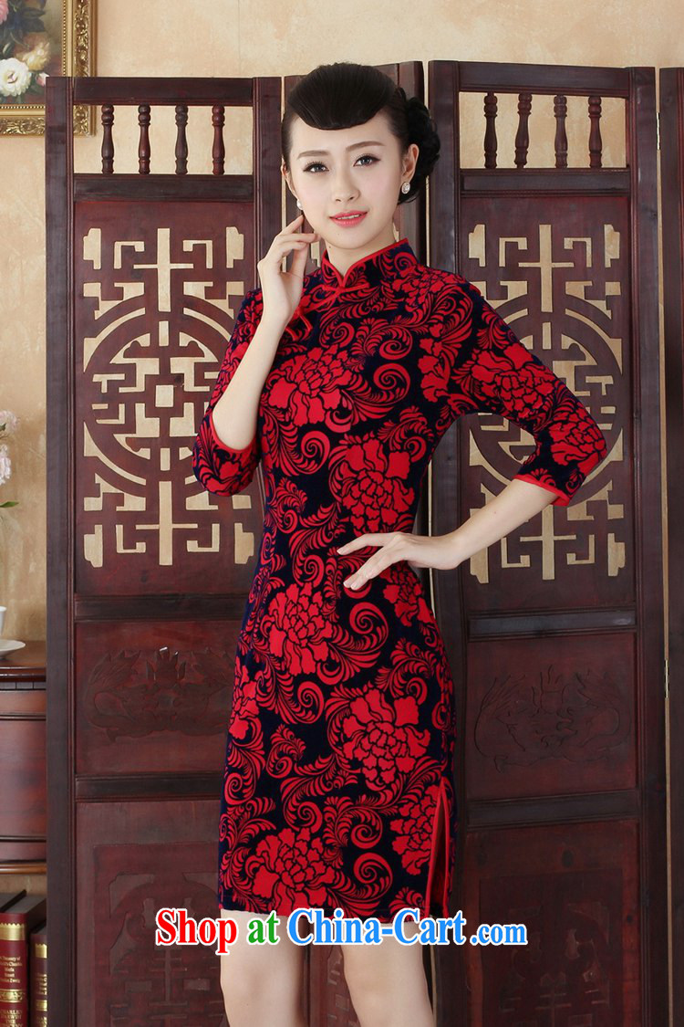 Under the fuser and stylish new Ethnic Wind Chinese improved female outfit, scouring pads, for a tight 7 cultivating a cuff cheongsam LGD/TD 0015 #saffron 2XL pictures, price, brand platters! Elections are good character, the national distribution, so why buy now enjoy more preferential! Health