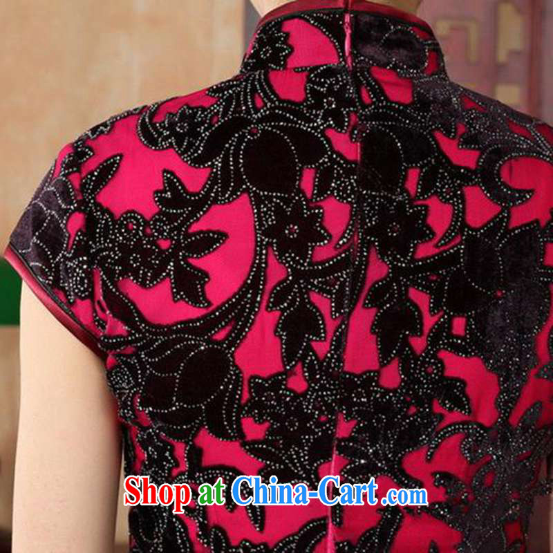 According to fuser stylish new ladies retro Ethnic Wind outfit, for a tight Classic tray clip Sau San Tong with cheongsam dress LGD/TD #0014 figure 2 XL, fuser, and online shopping
