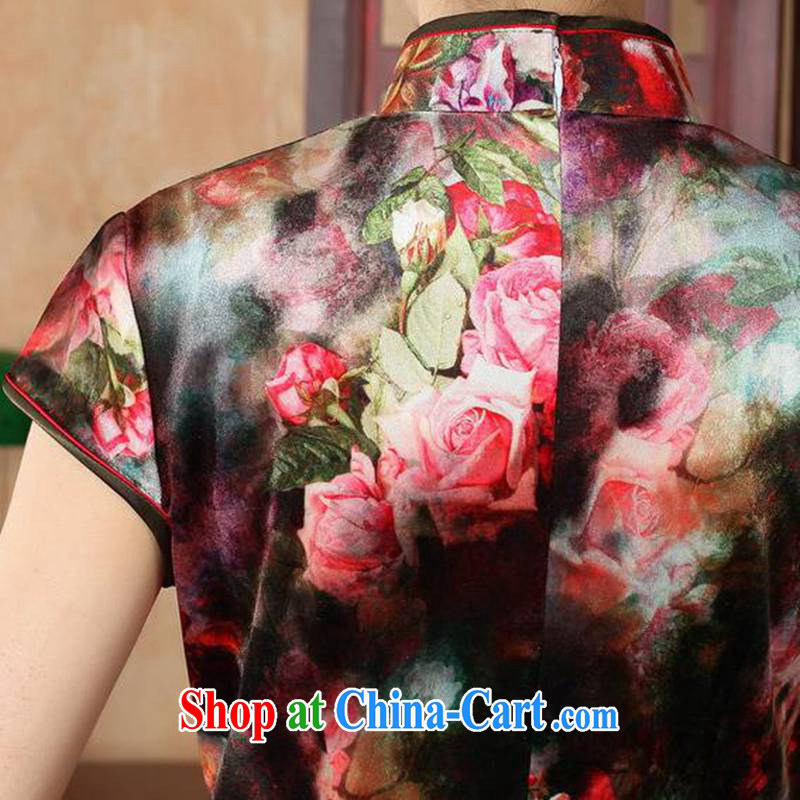 According to fuser stylish new clothes improved Chinese qipao, for a tight Classic tray for cultivating short Chinese qipao dress LGD/TD 0013 #as figure 2 XL, fuser, and shopping on the Internet