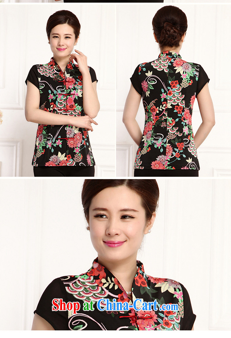 Al Gore, the 2015 middle-aged and older female spring new middle-aged mother with summer Ethnic Wind retro shirt 9094 flower 4 XL . pictures, price, brand platters! Elections are good character, the national distribution, so why buy now enjoy more preferential! Health