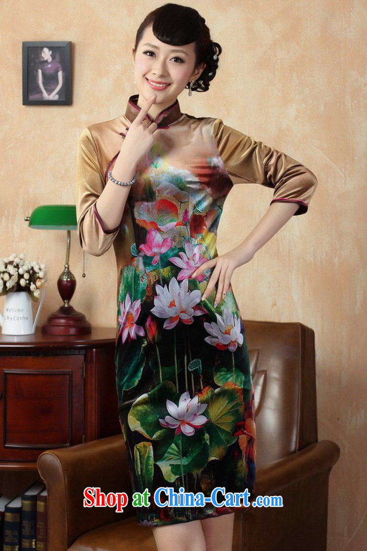 According to fuser stylish new female Ethnic Wind improved Chinese qipao, for classical-tie hand-painted cultivating Chinese cheongsam dress LGD/TD #0009 figure 2 XL pictures, price, brand platters! Elections are good character, the national distribution, so why buy now enjoy more preferential! Health
