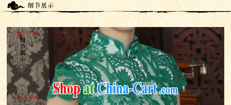 spend the summer new female cheongsam Chinese improved, territorial waters soluble lace stylish beautiful Openwork lace cheongsam dress such as map color XL pictures, price, brand platters! Elections are good character, the national distribution, so why buy now enjoy more preferential! Health