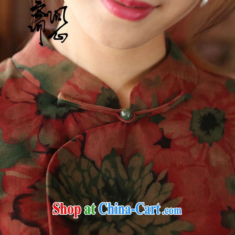 q heart Id al-Fitr (Yue heart health female summer new Hong Kong cloud yarn classic qipao the tablets dating back 1923 cheongsam picture color manual custom, ask a vegetarian, shopping on the Internet