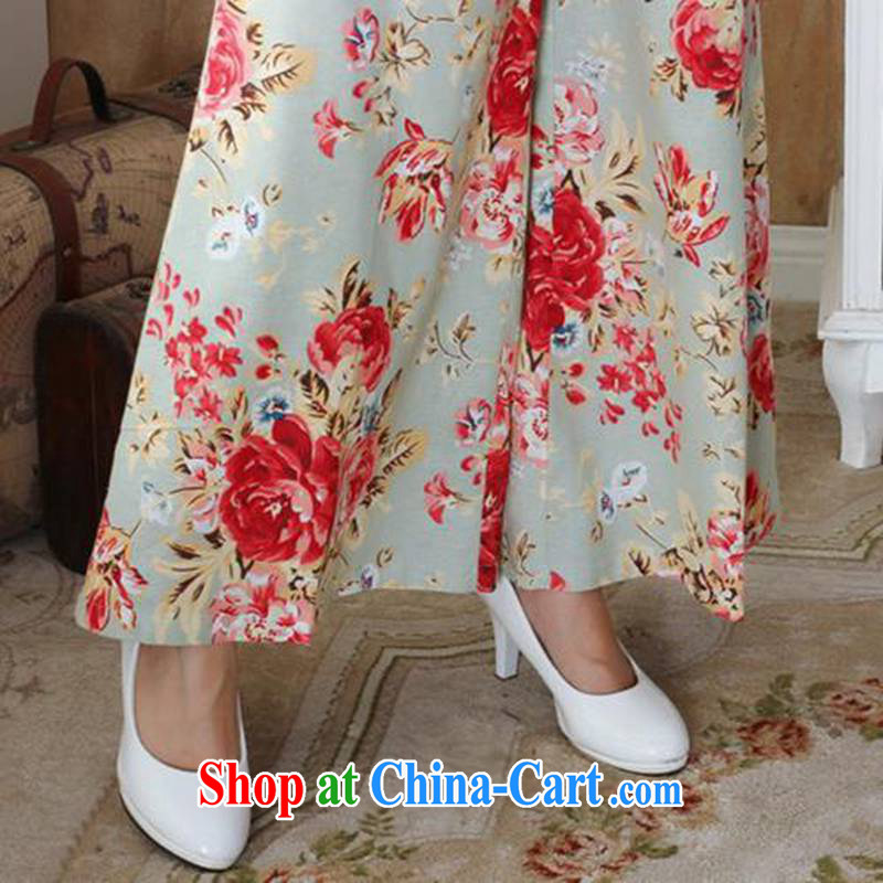 According to fuser stylish new female Ethnic Wind improved tang on the stamp duty for cultivating long-sleeved T-shirt Chinese package WNS/2503 - #1 package as shown in Figure 4, XL according to fuser, and shopping on the Internet