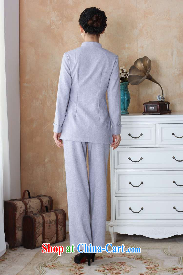 According to fuser spring new female ethnic wind improved Tang replacing the collar hand-painted cultivating long-sleeved T-shirt Chinese package WNS/2508 - 2 #Kit gray 4 XL pictures, price, brand platters! Elections are good character, the national distribution, so why buy now enjoy more preferential! Health
