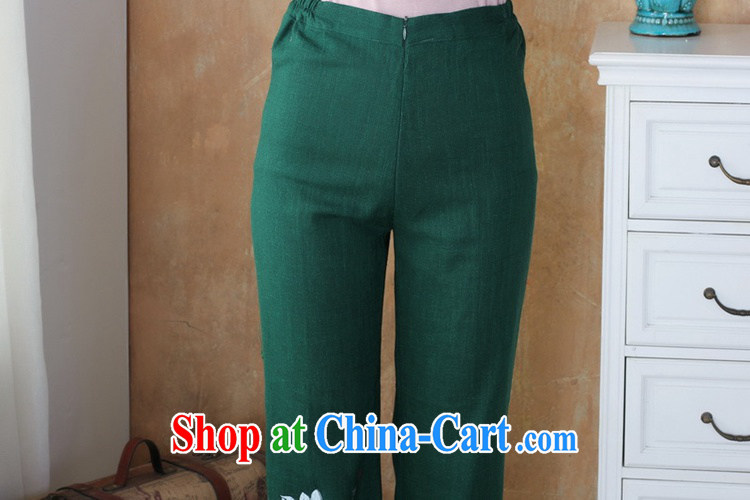 According to fuser stylish new female Ethnic Wind Chinese improved Chinese cotton the water and ink stamp Chinese package WNS/2508 - 3 #Kit dark green 4 XL pictures, price, brand platters! Elections are good character, the national distribution, so why buy now enjoy more preferential! Health