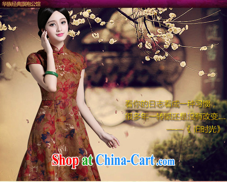 China classic 2015 Chinese classical literature and cultivating silk Ethnic Wind short-sleeved dresses girls summer small fragrant wind suit L pictures, price, brand platters! Elections are good character, the national distribution, so why buy now enjoy more preferential! Health
